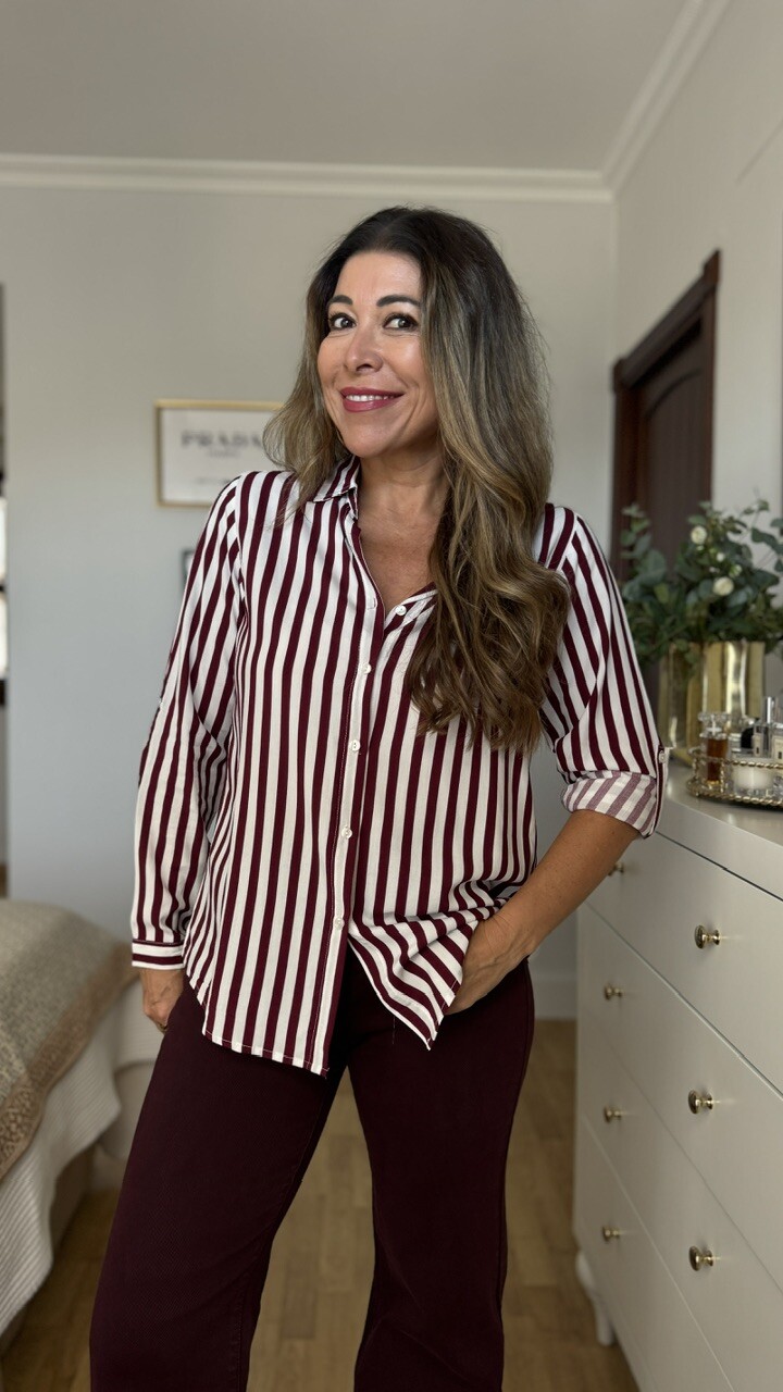 Blusa Rayas berenjena - Imagen 12