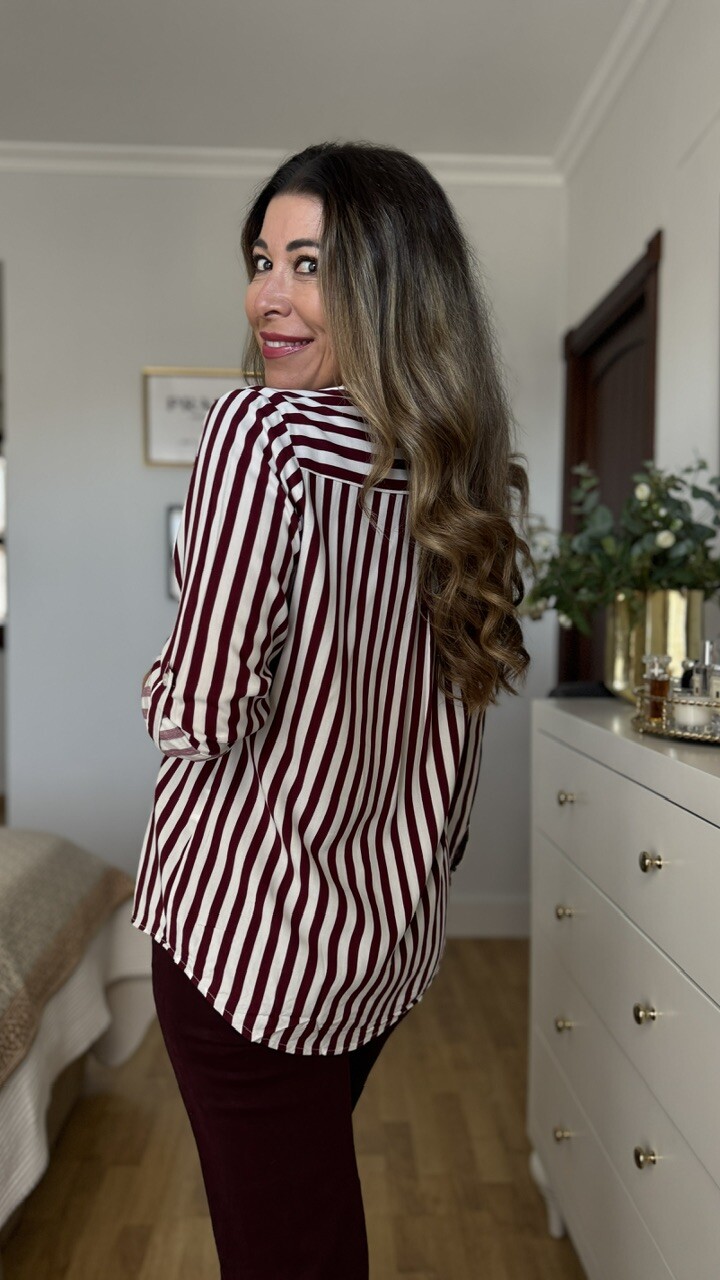 Blusa Rayas berenjena - Imagen 11