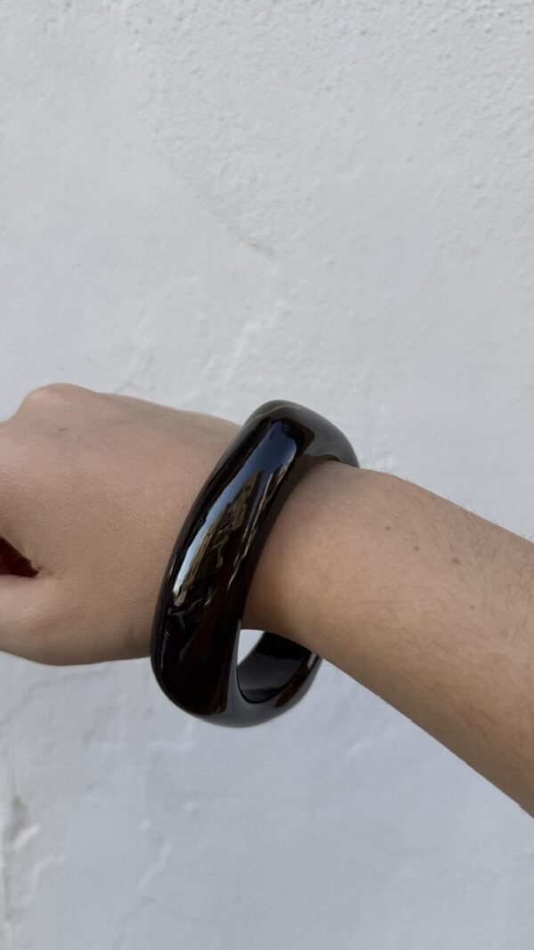 Pulsera Geométrica Marrón Chocolate