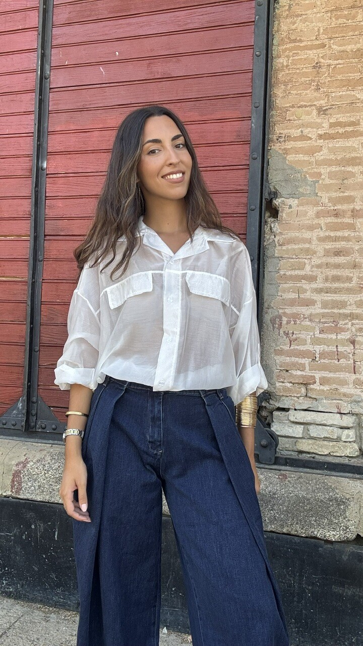 Blusa Bomber Blanca - Imagen 10