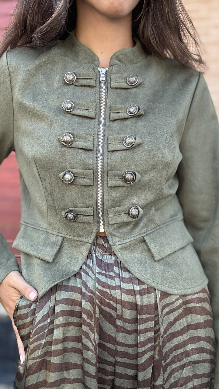 Chaqueta Military Napoleón verde caza - Imagen 12