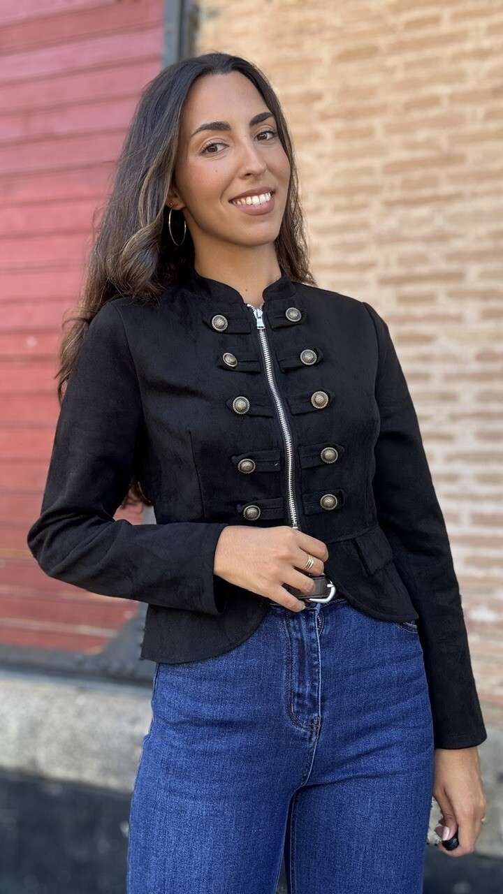 Chaqueta Military Napoleón Negra - Imagen 15