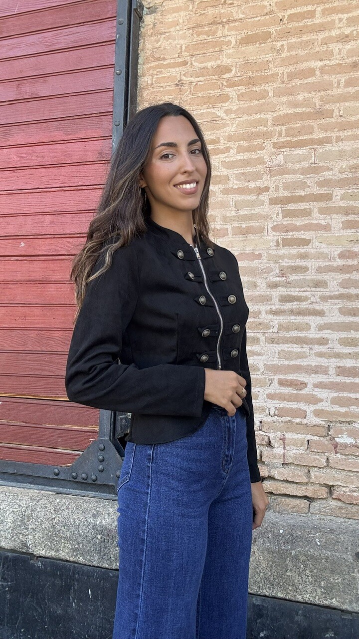Chaqueta Military Napoleón Negra - Imagen 10
