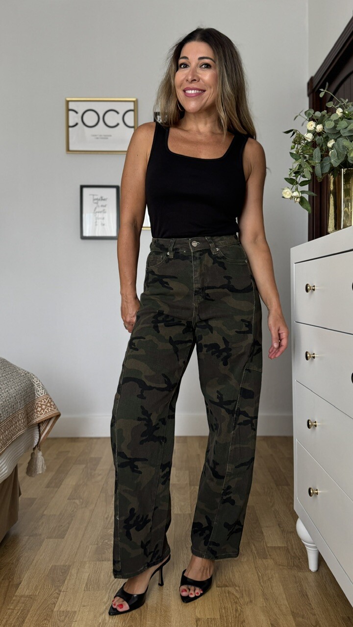 Jeans Barrel Camuflaje JW9773 - Imagen 4