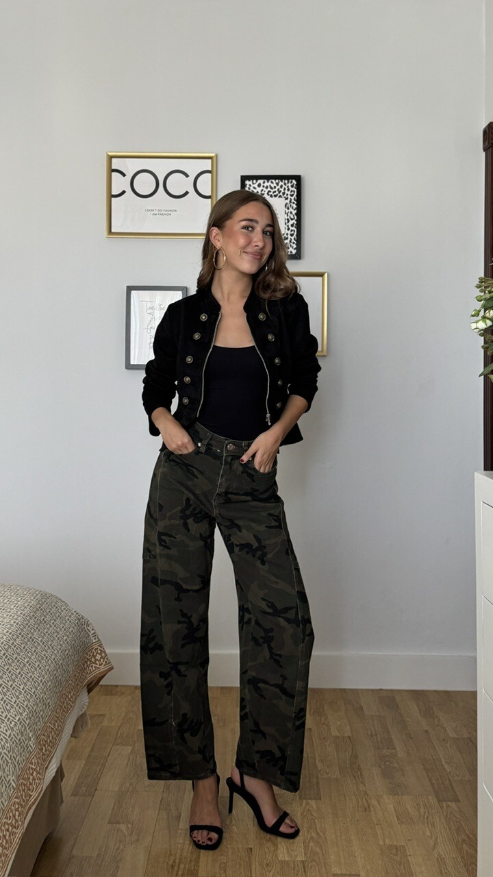 Jeans Barrel Camuflaje JW9773 - Imagen 6