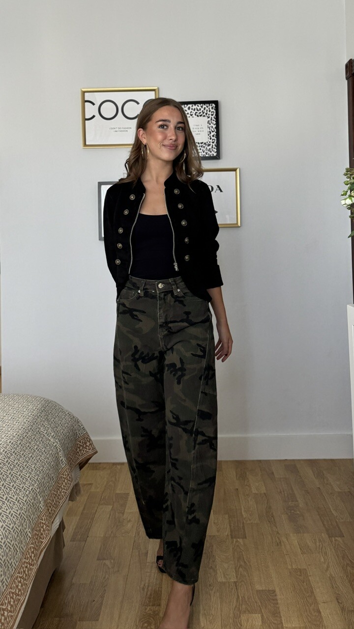 Jeans Barrel Camuflaje JW9773 - Imagen 8