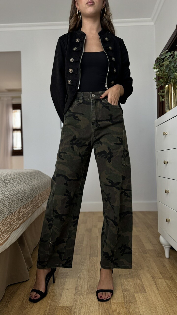 Jeans Barrel Camuflaje JW9773 - Imagen 11