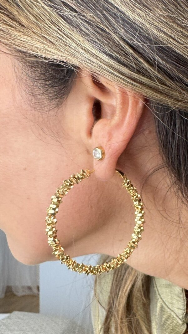 Pendientes Aros Alma Dorados