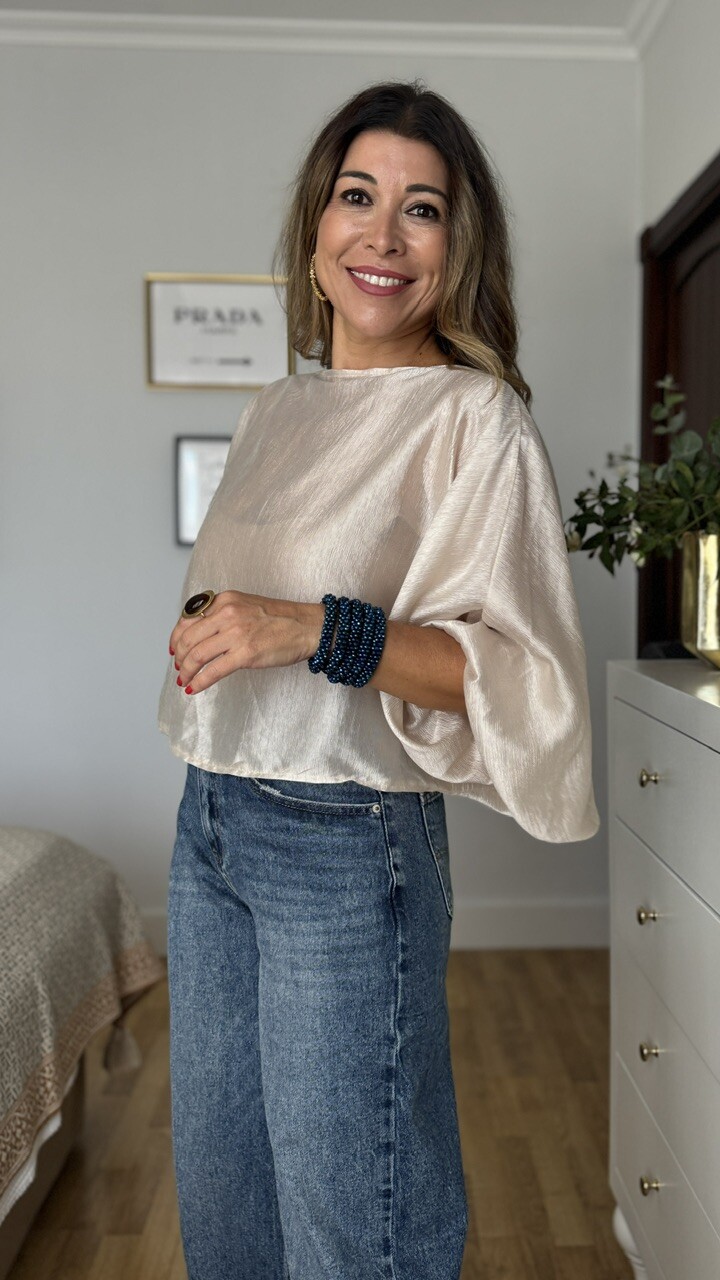 Blusa Priscila Beige - Imagen 4