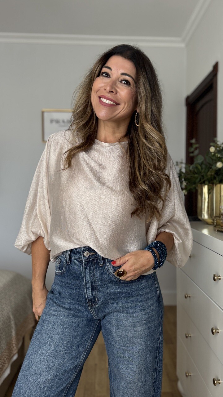 Blusa Priscila Beige - Imagen 5
