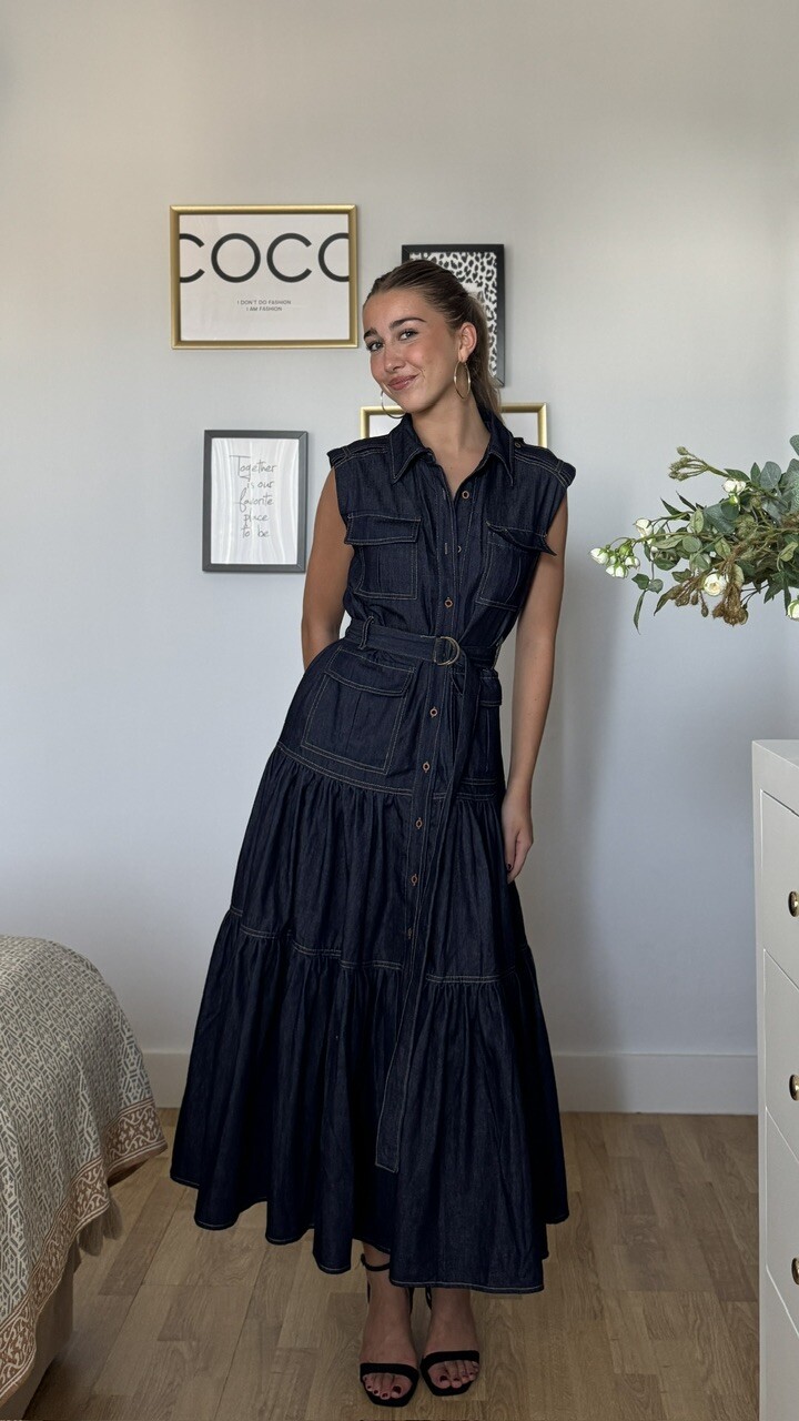 Vestido Denim Vuelo - Imagen 12