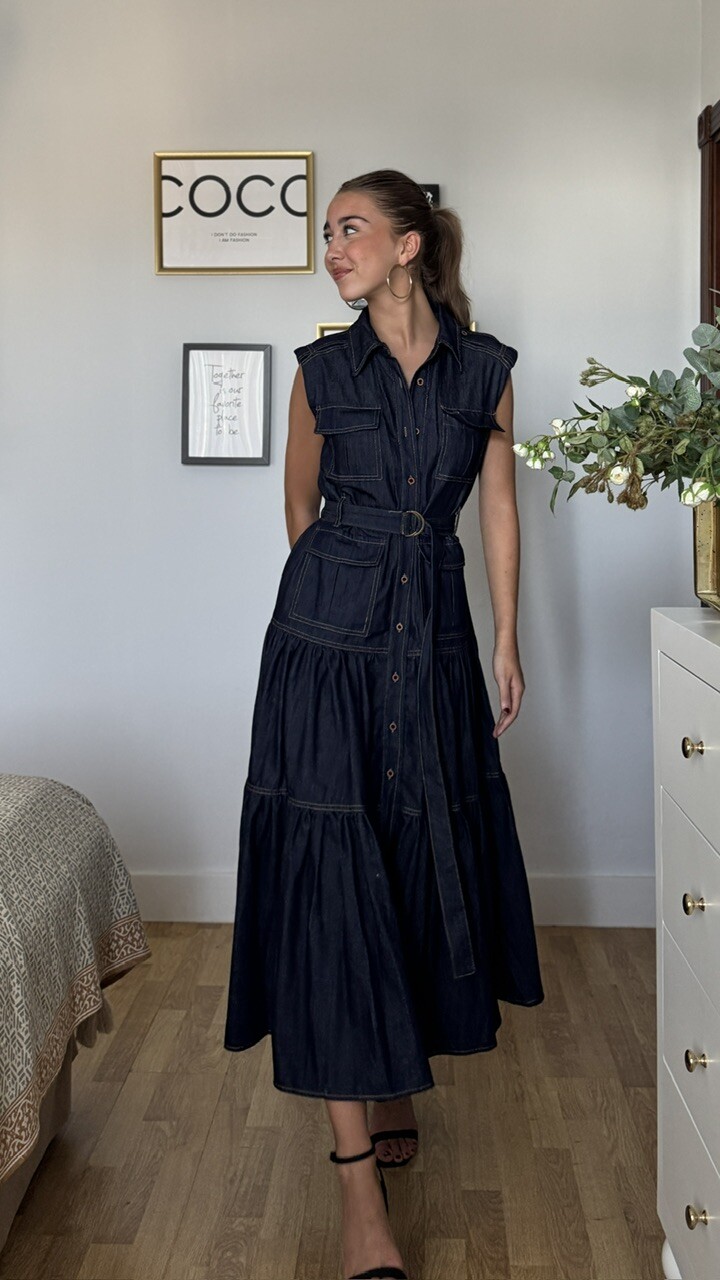 Vestido Denim Vuelo - Imagen 13