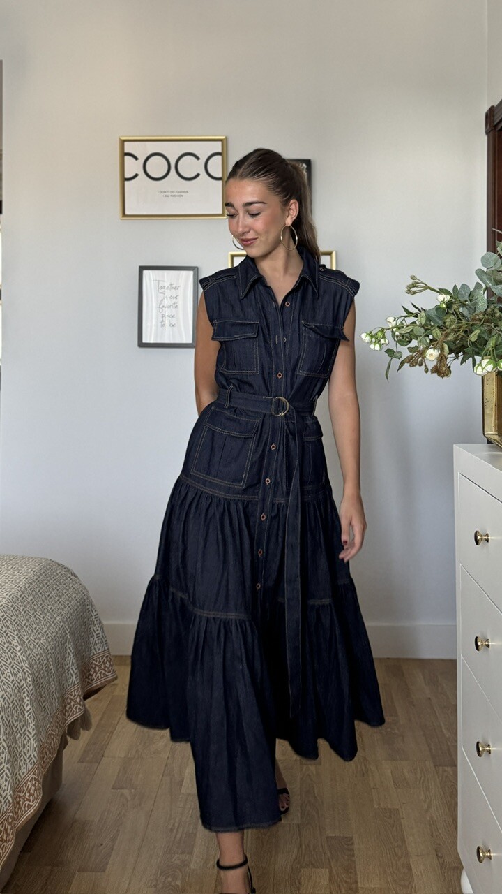 Vestido Denim Vuelo - Imagen 2