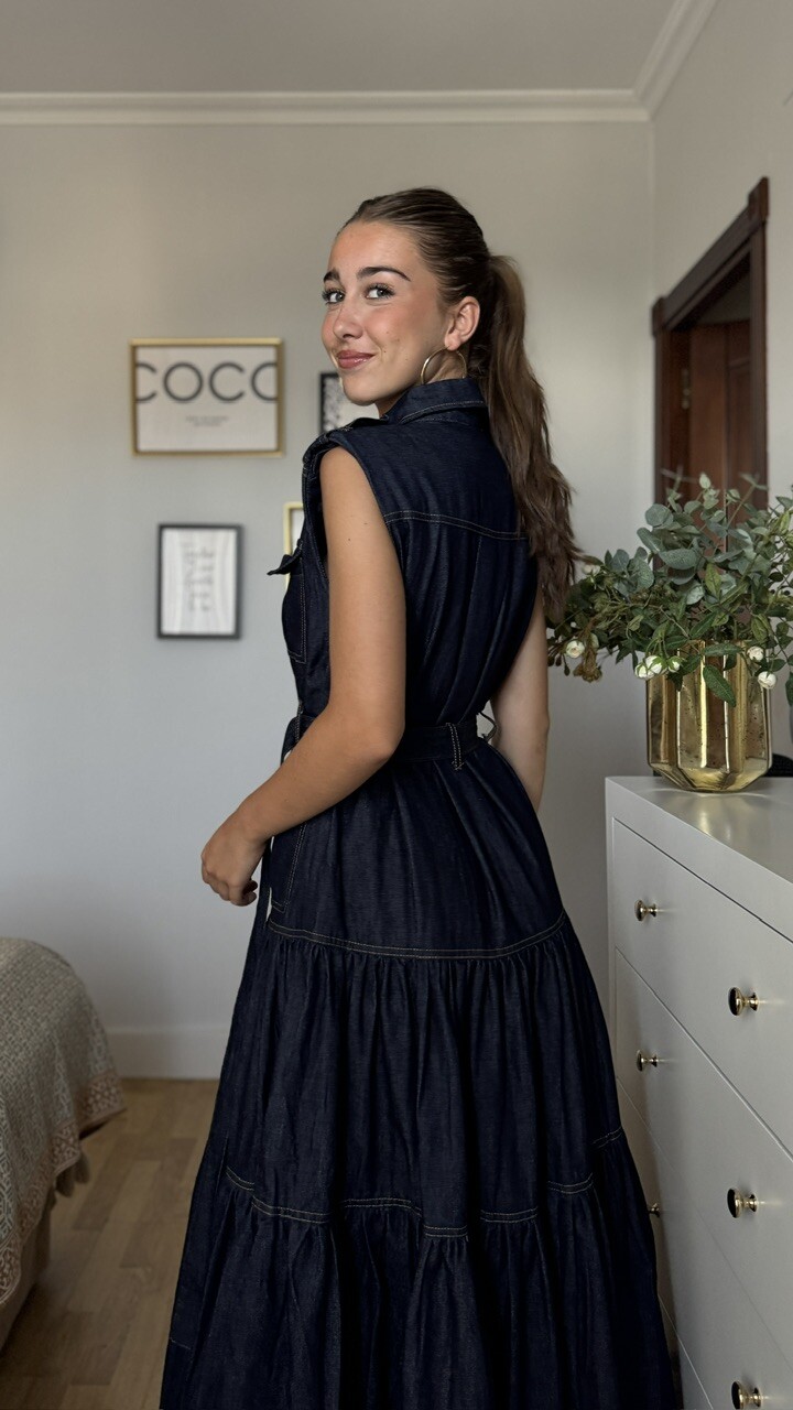 Vestido Denim Vuelo - Imagen 10
