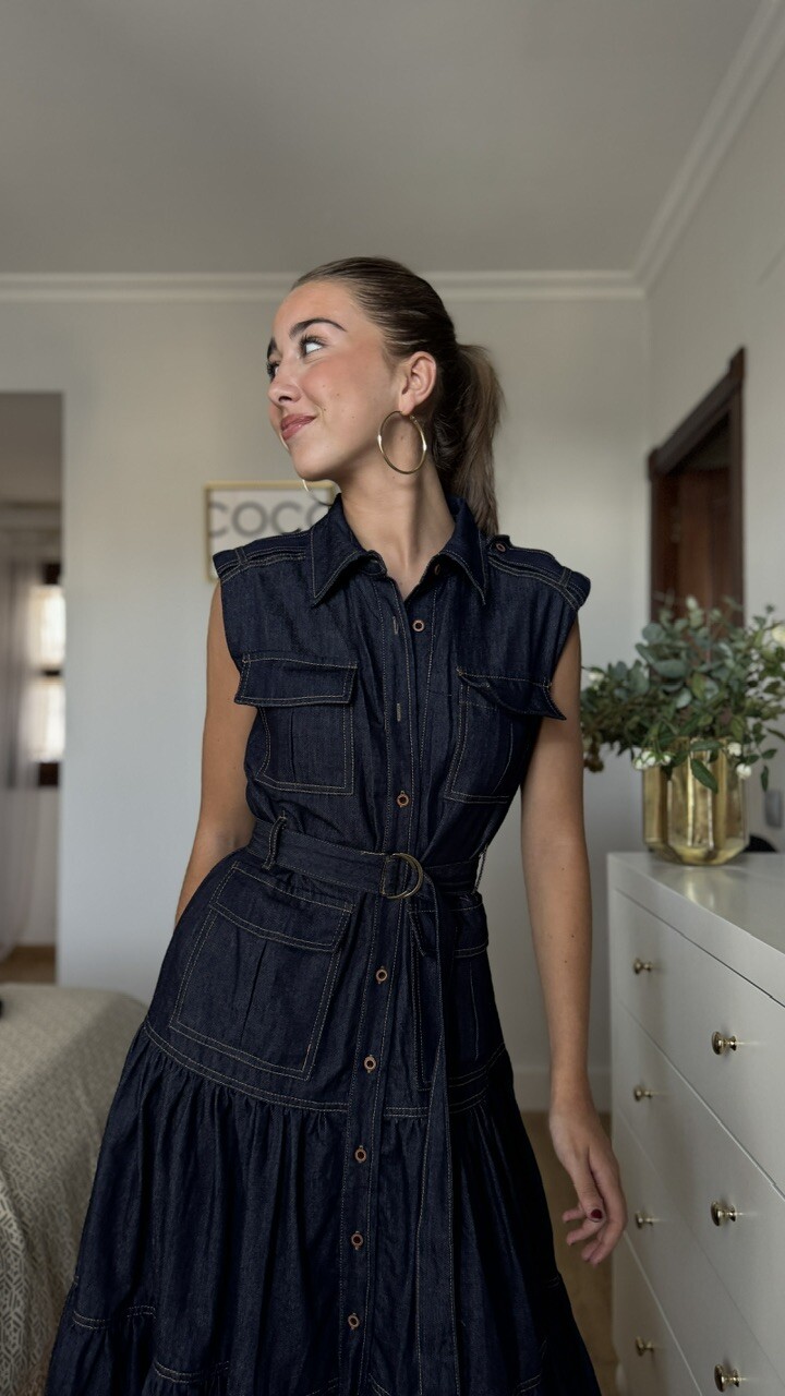Vestido Denim Vuelo - Imagen 7