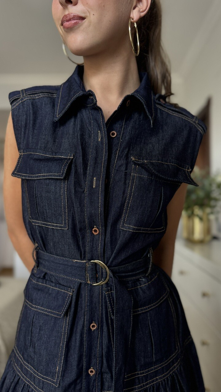 Vestido Denim Vuelo - Imagen 8