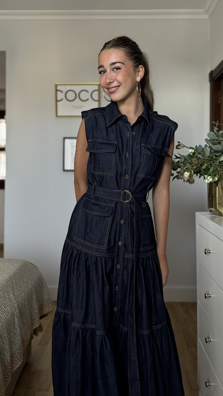 Vestido Denim Vuelo - Imagen 4