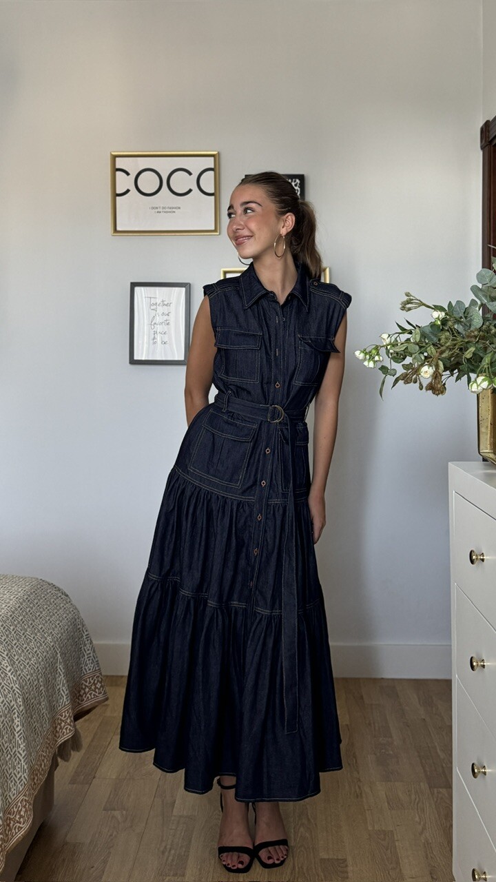 Vestido Denim Vuelo - Imagen 6
