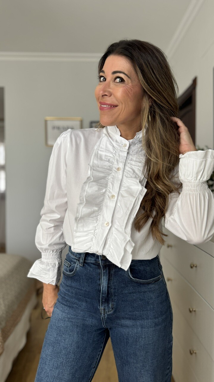 Camisa Chorreras Blanca - Imagen 7