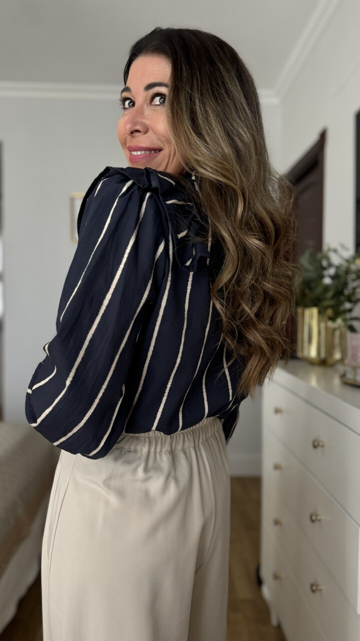 Blusa Pecherin Azul Marino - Imagen 6